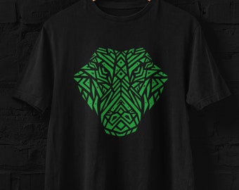 Vintage crocodile t-shirt / geometric green crocodile / gift for crocodile lover / reptile lover t-shirt / funny animal t-shirt