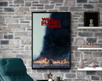 War for the planet of the apes movie poster