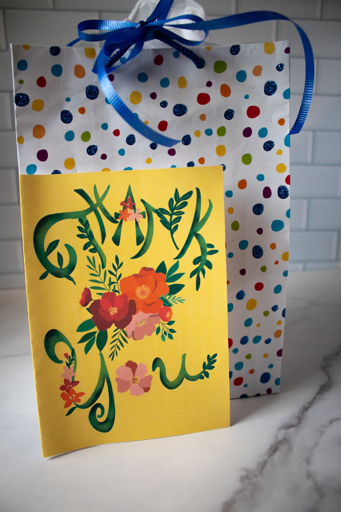 Thank You Card Floral E Card and Printable - Etsy