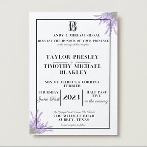 Wedding Invitation Design