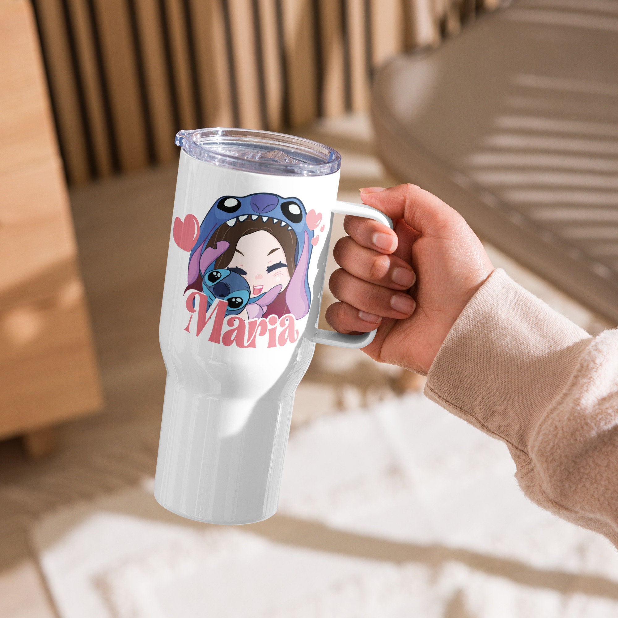 Kawaii Coffee Thermos Cute Stainless Steel Thermal Cup Mug With Straw For  Hot Cold Coffee Water Tea Milk Travel Tumbler 480ml