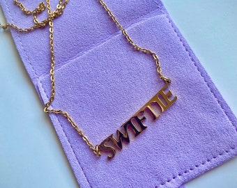 Cadenas en Acero Inoxidable, Inspirado en Taylor S, Swifties