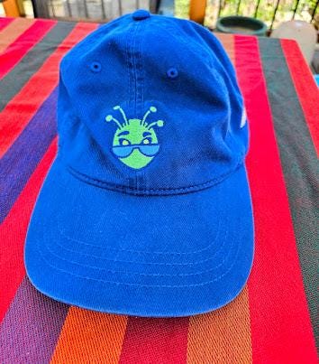 Fruit Roll Ups '90s Promotional Alien UFO Embroidered Baseball Cap