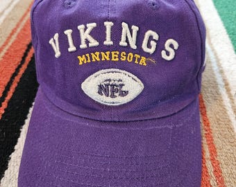 Vintage Pro Line Puma NFL Minnesota Vikings Hat with Fuzzy Football Logo