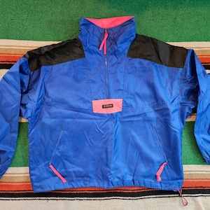 Vintage 1990s Columbia Sportswear Nylon Anorak Windbreaker