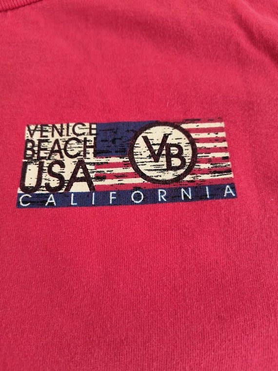Vtg 90s Venice Beach California Oceanfront T Shirt - image 3