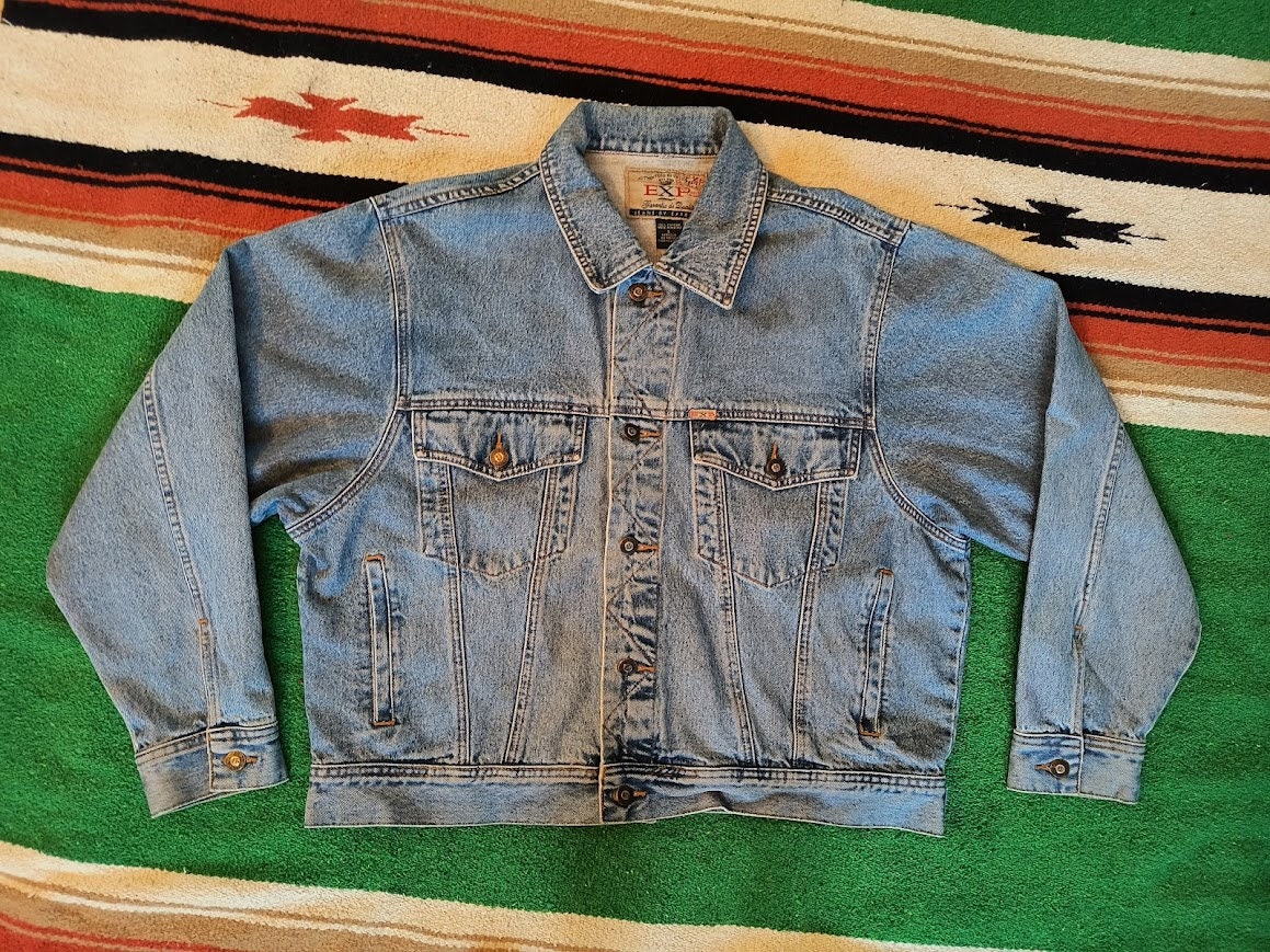 Vtg 90s EXP Jeans by Express Denim Jean Jacket - Etsy
