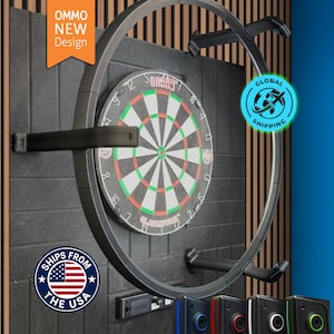 AutoDarts Ring with Cameras | Real-Time Scoring | Optional LED Lights and PreLoaded PC | New Style