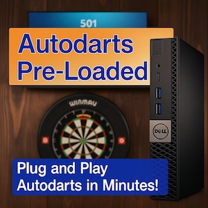 Autodarts Computer | Plug & Play Auto Darts PC | Pre-Configured System for DIY AutoDarts Setup