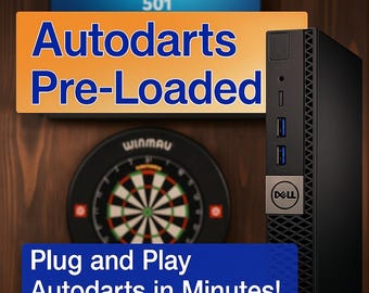 Autodarts Computer | Plug & Play Auto Darts PC | Pre-Configured System for DIY AutoDarts Setup