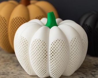 3Dパンプキンキャンドルホルダー - ハロウィンデコレーション、LED