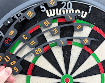Custom Dartboard Number Ring – Customizable Colors – 3D Printed Dartboard Surround