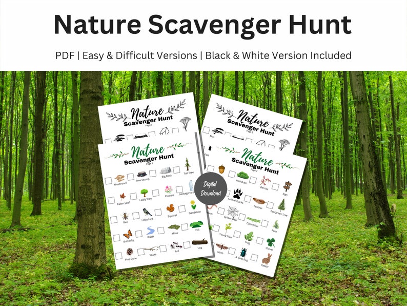 Nature Scavenger Hunt, Scavenger Hunt, Treasure Hunt Clues, Scavenger ...