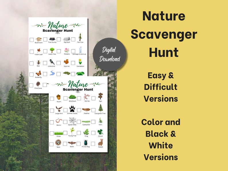 Nature Scavenger Hunt, Scavenger Hunt, Treasure Hunt Clues, Scavenger ...