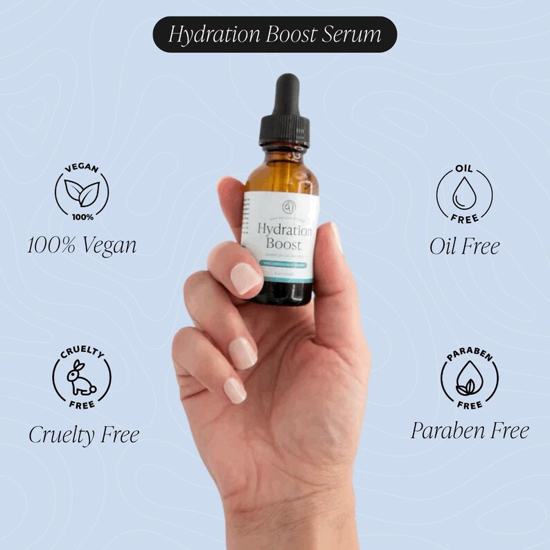 Suero de ácido hialurónico 100 % puro, tratamiento antiedad, suero facial, suero de retinol, suero vegano, tratamiento antiarrugas, eliminador de líneas de expresión imagen 2