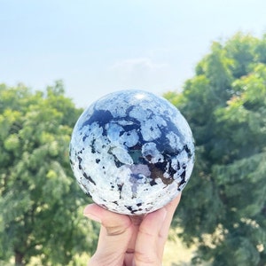 4&quot;Rainbow Moonstone Sphere - Crown Chakra stone - Rainbow Moonstone Ball - Crystal Sphere - Moonstone Ball - Rainbow Moonstone
