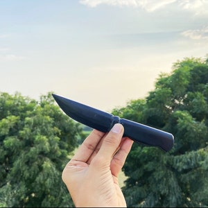 8&quot; Natural Obsidian Knife,Quartz Crystal Dagger,Quartz knife,Crystal Knife,Crystal Carving,Home decoration,Reiki Heal,Crystal Gift
