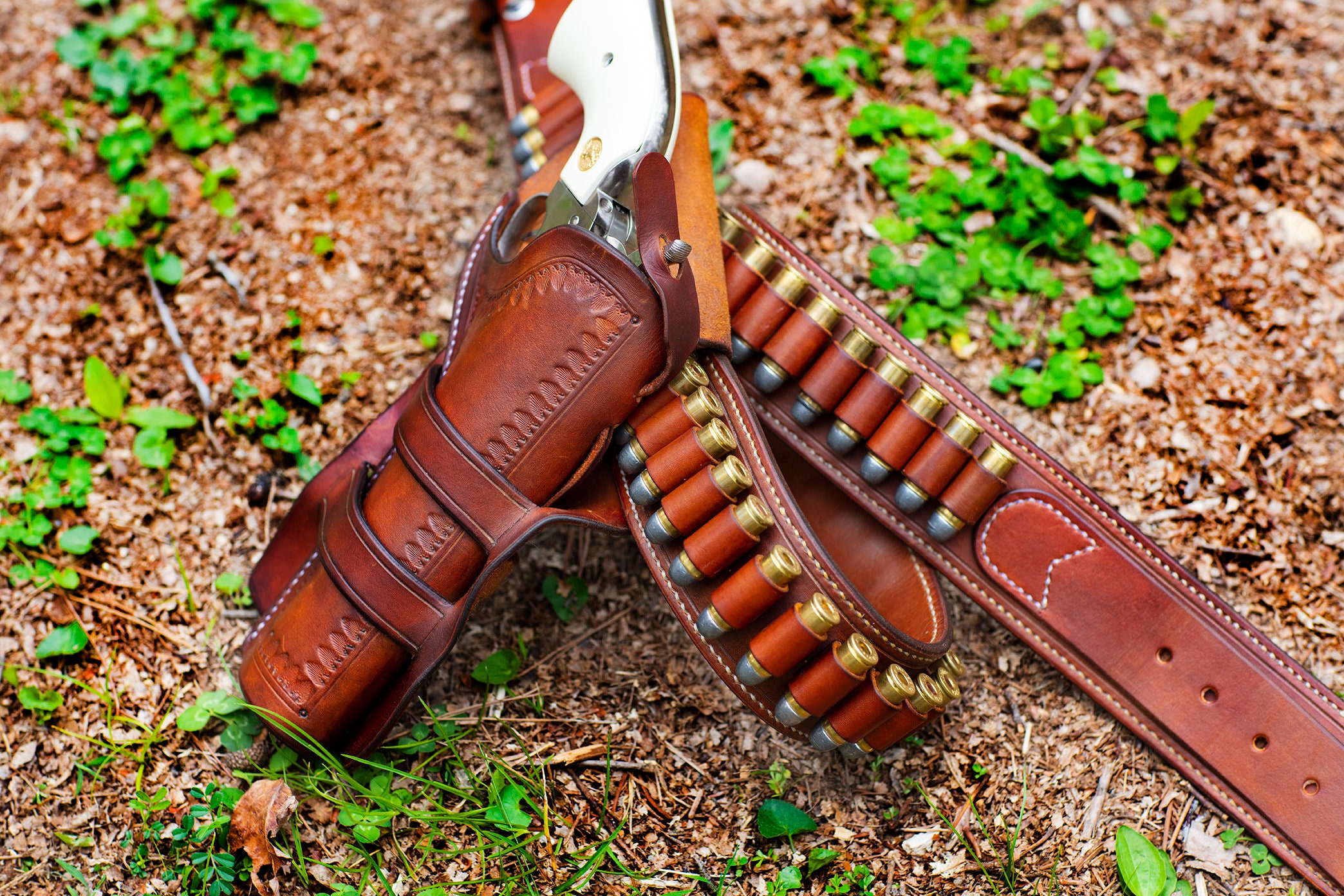 Doc Holiday Cross Draw Western Holster and Cartridge Belt Etsy