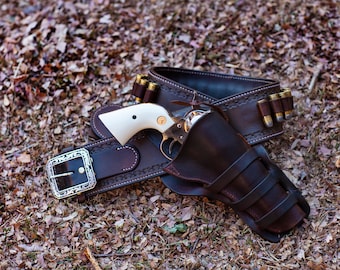 ジョニー・リンゴ ウエスタン カウボーイ ホルスターとカートリッジ