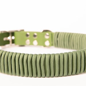 Handmade custom braided Paracord dog collar and leash set -extra small, small, medium, large, extra large and XXL-personalized - heavy duty