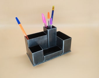 Desk organizer, metal desk organizer, iron desk organizer, iron gifts, pen holder, iron gift,pencil holder,desk accessories,office organizer