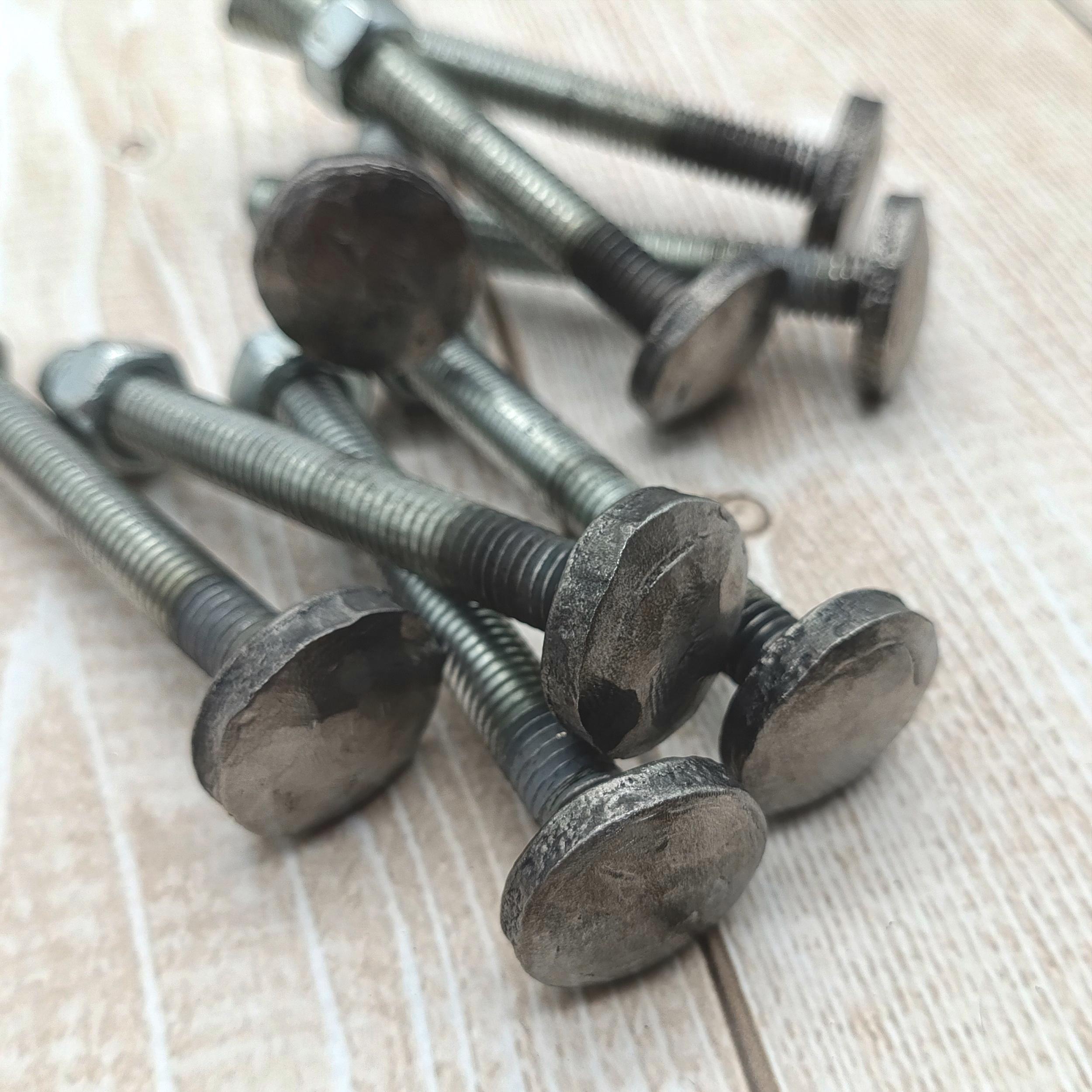 Hand-forged Dome Head Bolts – Rustic Industrial - Etsy