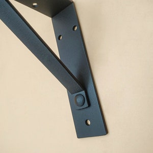 Smooth Steel Shelf Bracket, Handmade, Customizable, Strong