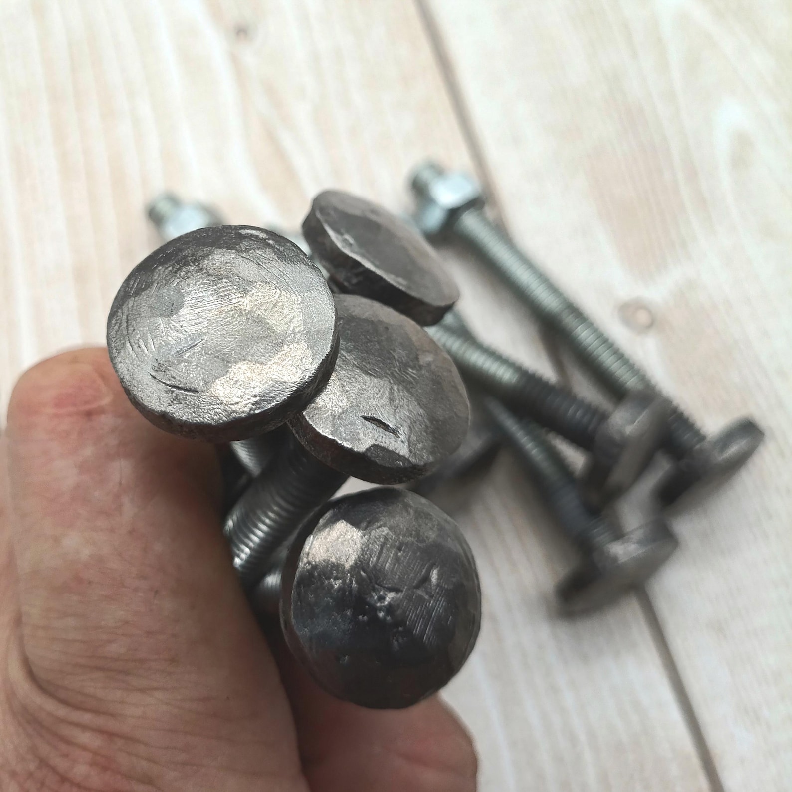 Hand-forged Dome Head Bolts – Rustic Industrial - Etsy