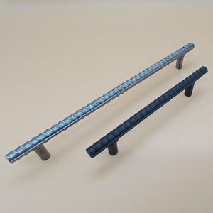 Rebar Steel Furniture Handle: Modern Industrial Drawer Pull