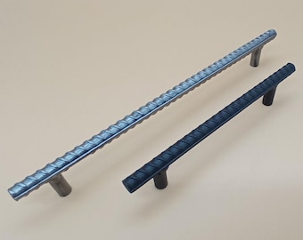 Rebar Steel Furniture Handle: Modern Industrial Drawer Pull