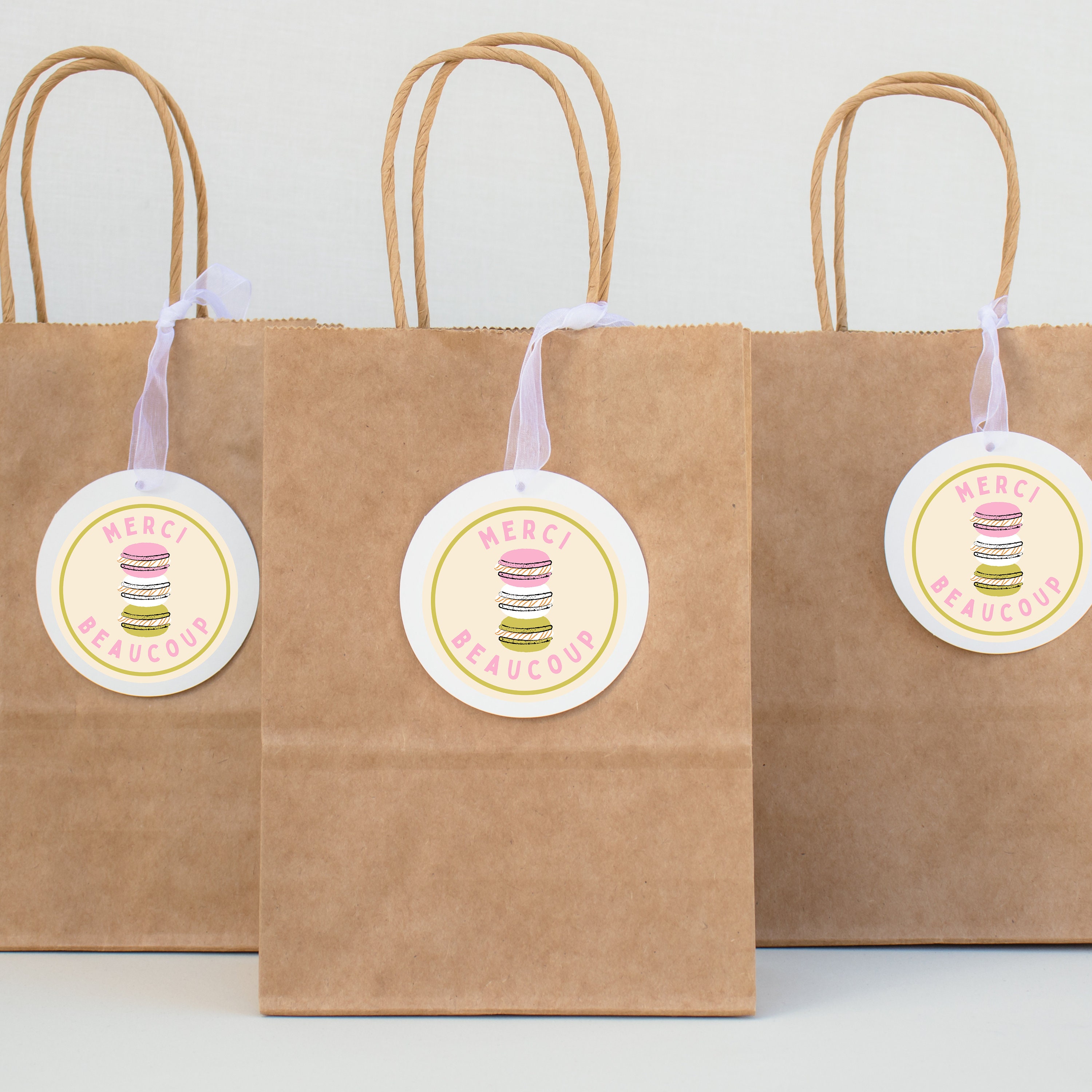 Merci Beaucoup Sticker Thank You Sticker Party Favor Sticker - Etsy