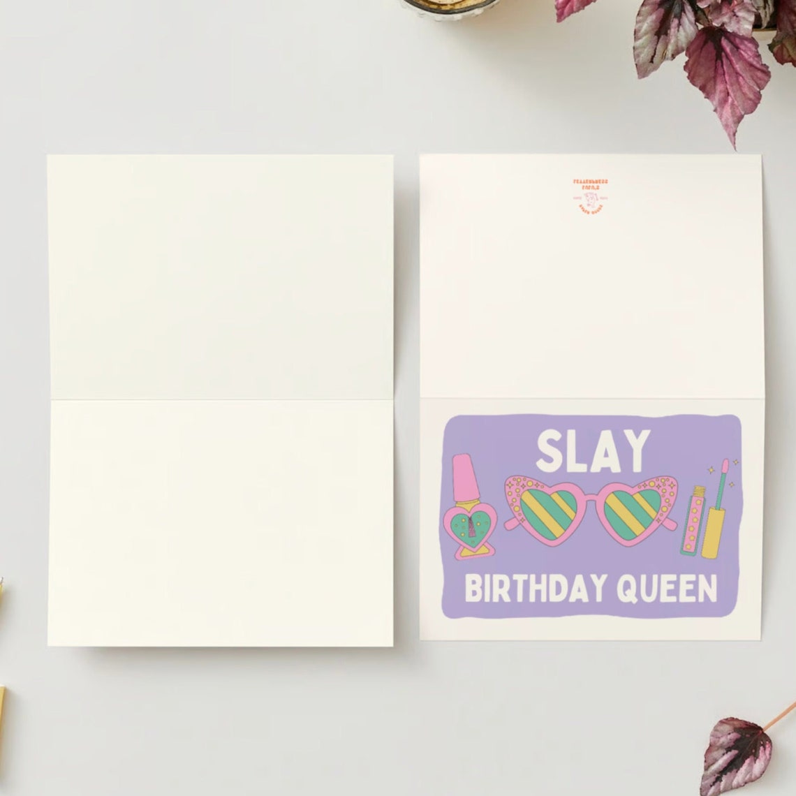Slay Queen Birthday Card Happy Birthday Card Slay Card - Etsy
