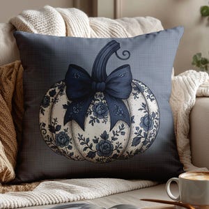 Kürbis Schleife Kissenbezug aus Wildlederimitat