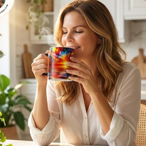 Color-Changing Sunset Coffee Mug: Heat Reactive Ceramic Mug