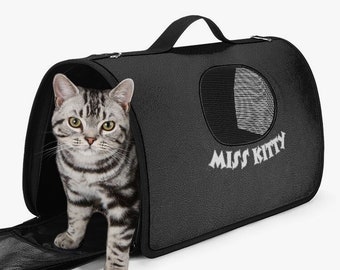 Pet Carrier Bag, Custom Pet Bag, Cat Carrier Bag, Small Pet Carrier, Gift Giving Idea, Bestfriend Gift Idea