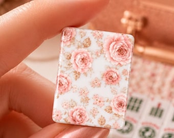 Rose Gold American Mahjong Set – 166 Piece Acrylic Tiles with Jokers