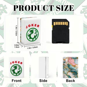 Marble American Mahjong Tiles Set - Stone Gaming Pieces for Mahjong Players image 4