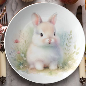 Easter bunny salad plates hot sale