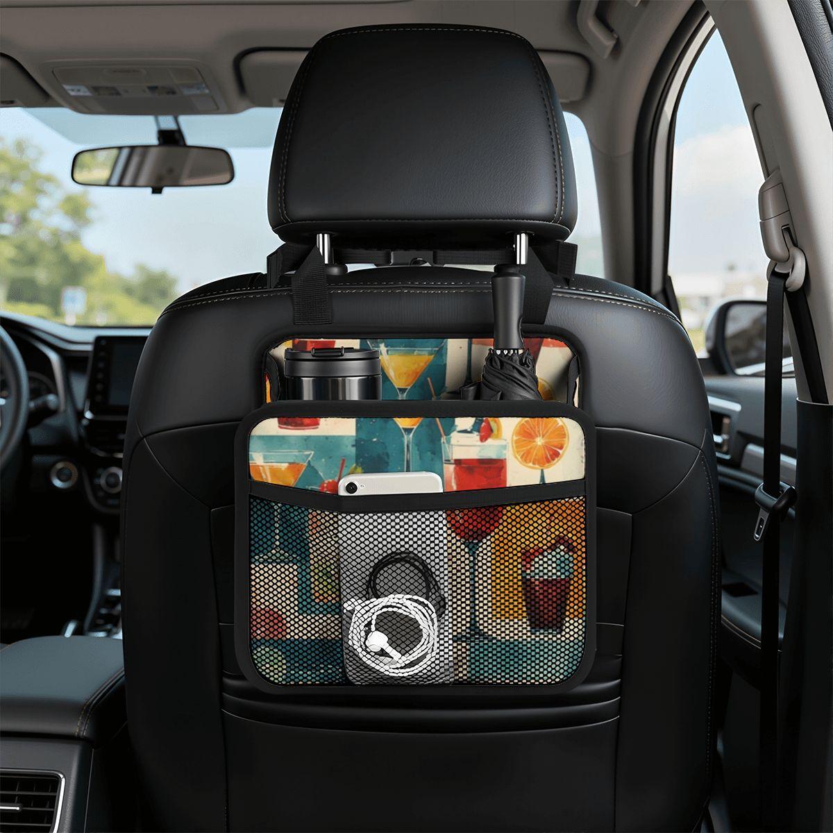 Cat® Car Front Seat Organizer, Durable Work Truck Organizer With Adjustable Straps