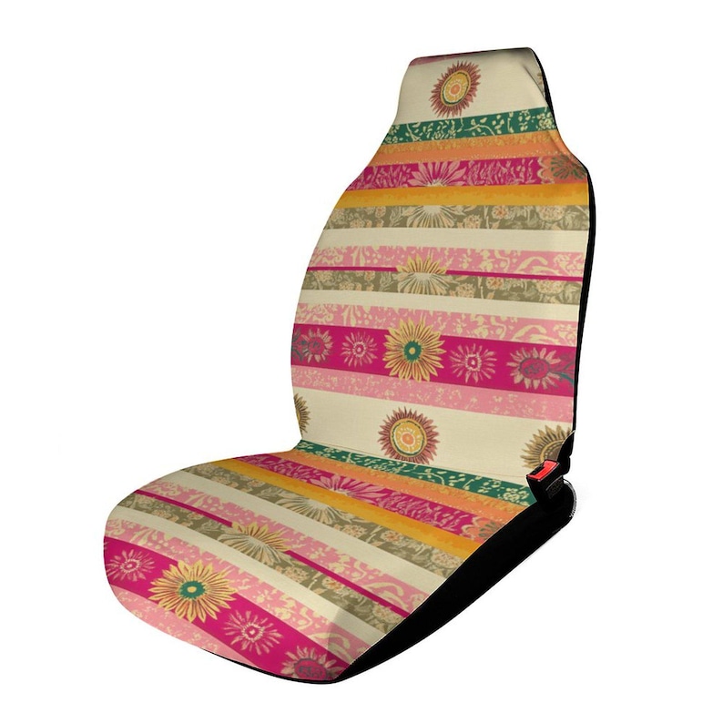 Protezione per sedile auto Boho Sunburst: elegante accessorio per interni auto per il massimo comfort in auto. immagine 3