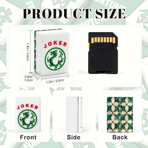 Emerald Green American Mahjong Game Set - Tile Board Strategy Family Fun image 6