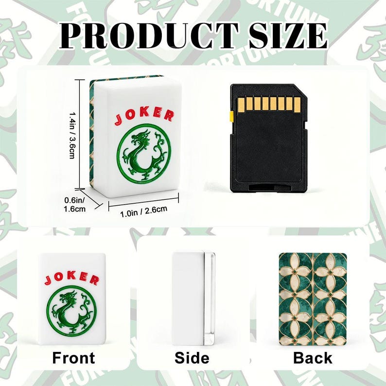 Emerald Green American Mahjong Game Set - Tile Board Strategy Family Fun image 6