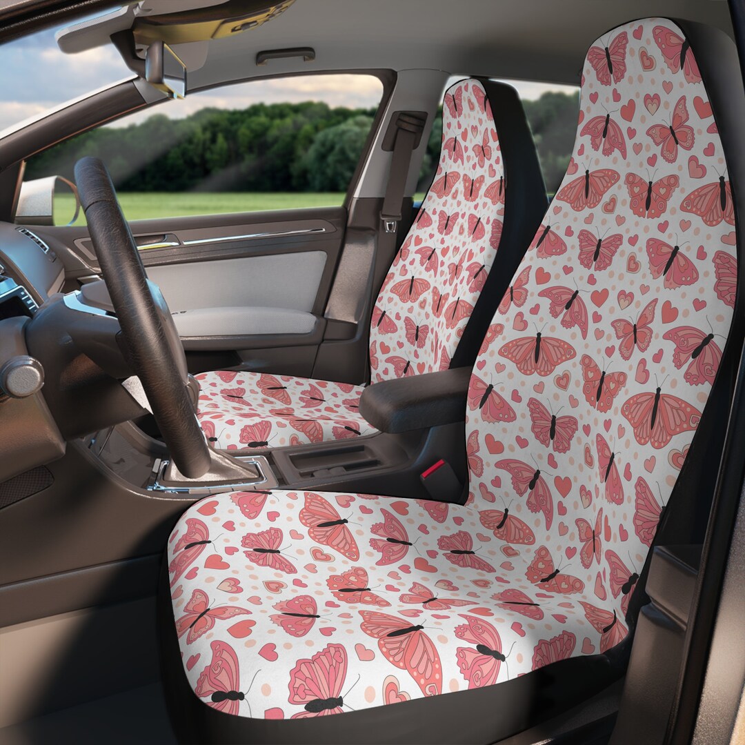 Butterfly Car Seat Covers, Polyester Car Seat Covers, Car Seat Covers