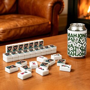 Retro Martini Mahjong Tiles Set – 166-Piece American Mahjong with Jokers image 4