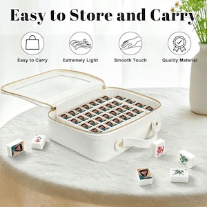 Retro Martini Mahjong Tiles Set – 166-Piece American Mahjong with Jokers image 9