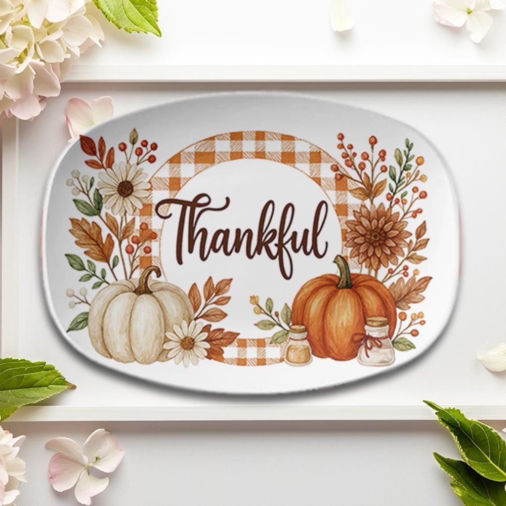 Festive Autumn Serving Dish: Large ThermoSaf Turkey Platter for Thanksgiving Dinner Gatherings - Thumbnail 6