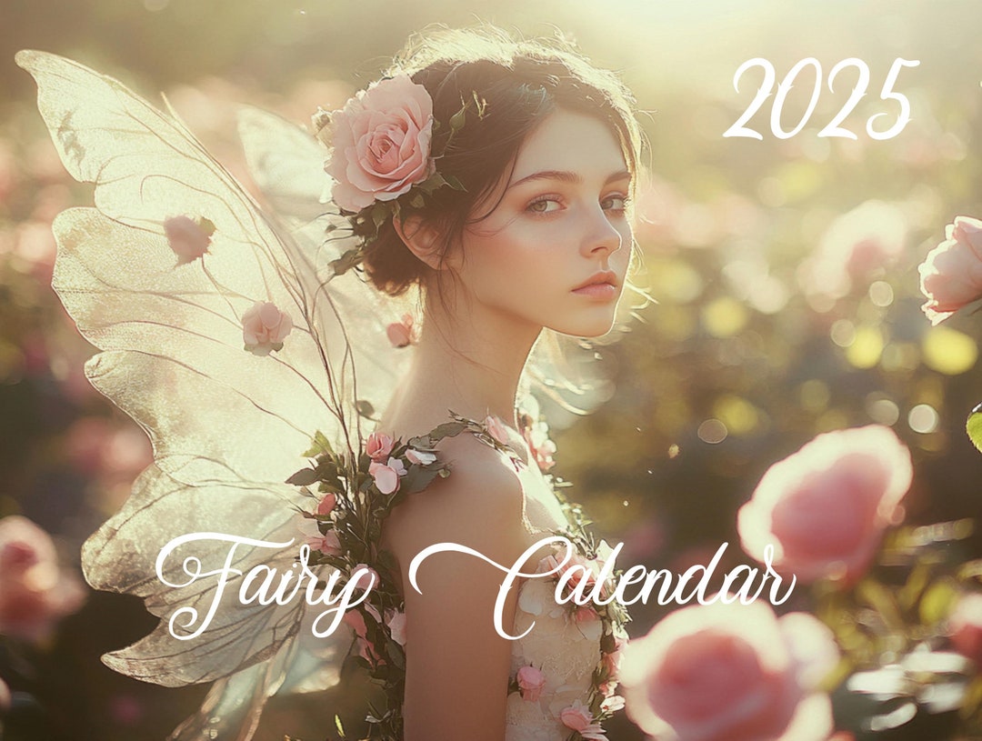 Enchanting Fairy Wall Calendar 2025 Mystical Monthly Planner With