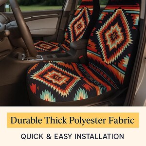 Aztec Seat Covers, Southwestern Car Seat Covers Unique Upholstery Interior Gift Protector, best selling item