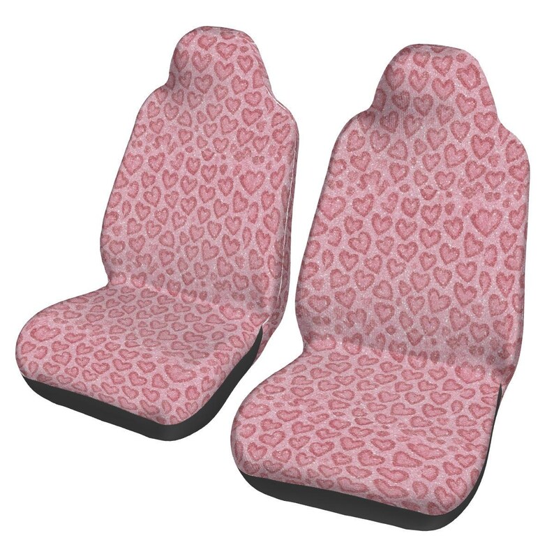 Adorable Pink Heart Car Front Seat Covers: Stylish Protection for Vehicle Interior image 7