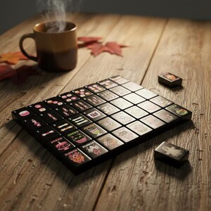 Phantom Glow Mahjong Tile Set shown in an AI-generated listing photo